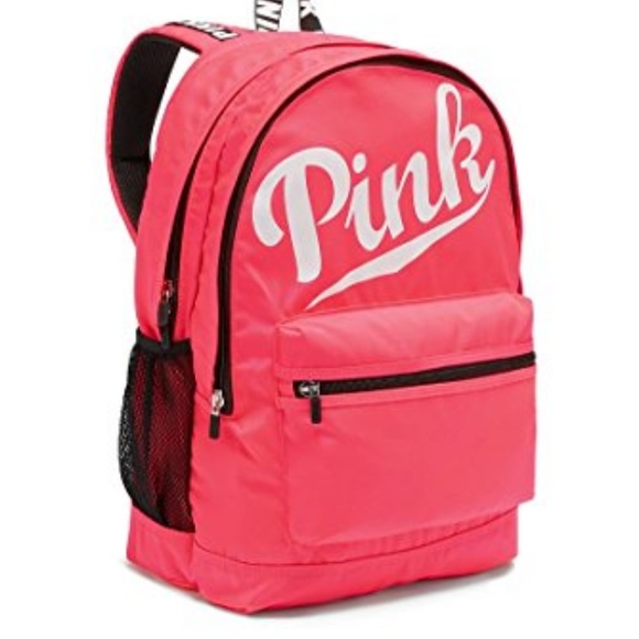 victoria secret hot pink backpack